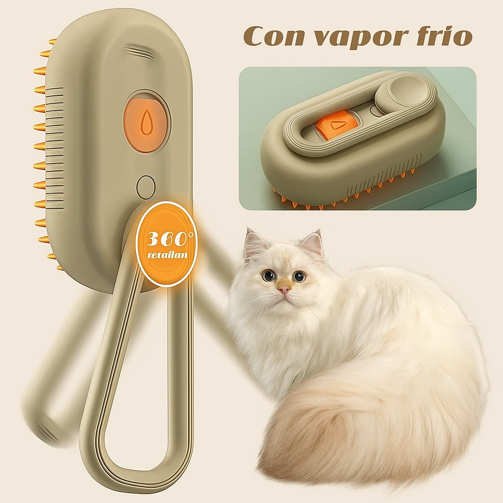 Cepillo a vapor para Mascotas