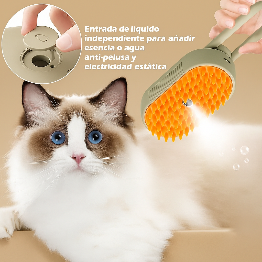 Cepillo a vapor para Mascotas